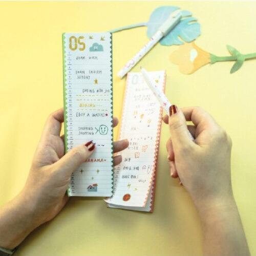 3pcs Office Learning Memo Computer Monitor Side Convenience Message Post N Times Monthly Plan Notes