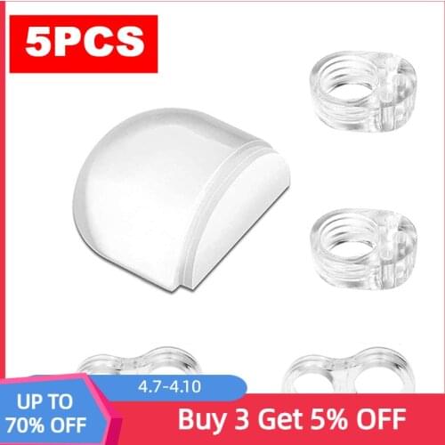 5pcs Silencer Door Stop Punch Free Floor Wall Protector Jammer Buffer Stop Easy To Install Door Knob Guard Baby Safety