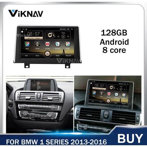Android Car GPS Navigation Touch Screen Head Unit for BMW 1 Series 2013 2014 2015 2016 Car multimedia player stereo 128g
