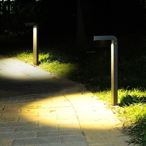 BEIAIDI Modern Outdoor Garden Post Lawn Light Aluminum Landscape Column Lamp Waterproof Pathway Courtyard Street Pillar Light