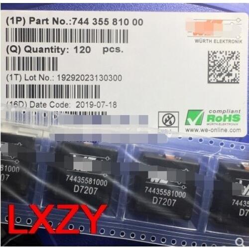 Free Shipping 10PCS/lot 74435581000 WE-HCI 2212-10UH 26A 22X22X12MM W E high current inductor