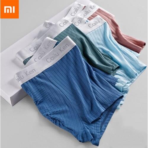 Xiaomi Mens Boxer Modal Boxers Letters Underpants Male Stretch Shorts Underwear Breathable Lingerie Men Comfortable Boxer
