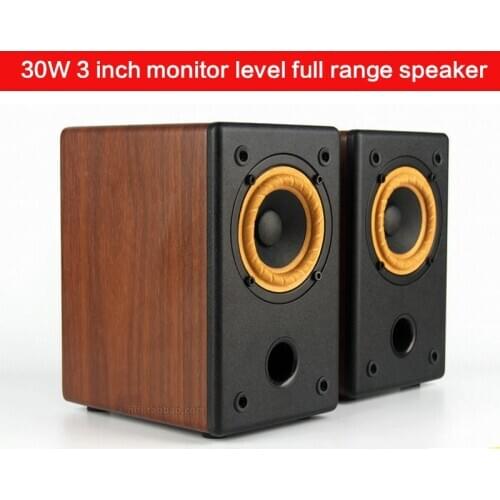 30W High Power 3 Inch Monitor Speaker Full Range Speaker Passive HIFI Speaker DIY Front Speaker Home TV/computer Speaker