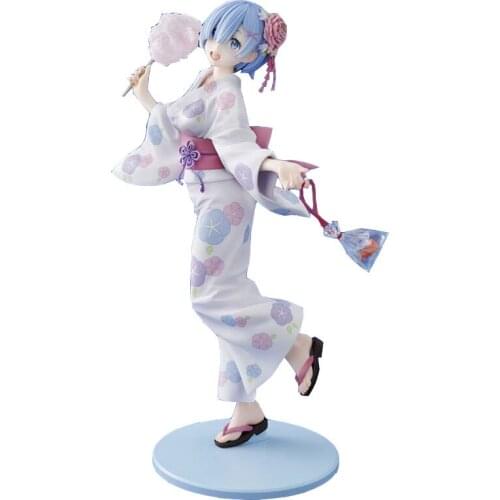 Anime Re Life a Different World from Zero Rem Bathrobe Ver. PVC Action Figure Model Collectible Toy Doll Gifts