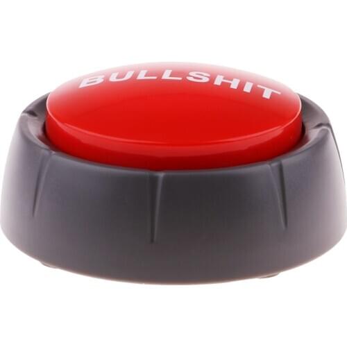 Bullshit Dome Sound Buzzer Press Answer Button For Quiz Party Game Show