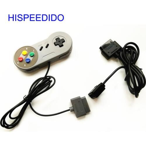 HISPEEDIDO 40sets/lot 1.8m Extension Cable Cord + Controller Joypad For Super Nintendo For SNES Console