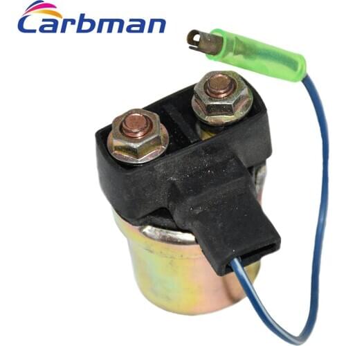 Carbman NEW Starter Solenoid Relay for Yamaha XV250 VIRAGO ROUTE 66 1988 1989 1990 Motorcycle Parts