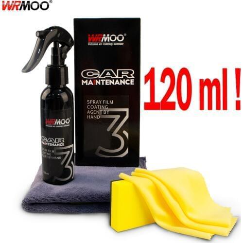 120ml 9H Ceramic Car Coating Super Hydrophobic Liquid Set Nano Ceramic Car Paint Care Liquid Polysiloxane Oxidation Paint Care