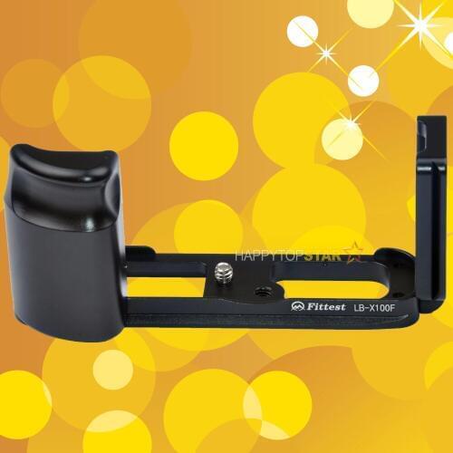 L Vertical Quick Release Plate Camera Holder Bracket Hand Mount Grip For FUJIFILM FUJI X-100F X100F Arca Swiss RRS kirk Markins