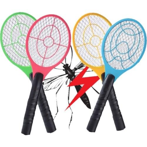 Summer Anti Mosquito Cordless Battery Power Electric Mosquito Swatter Bug Racket Insects Killer Home Bug Zapper Killer Trap