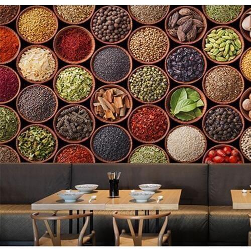 Custom 3D Mural Wallpaper Modern Harvest Grain Food Wallpaper Kitchen Living Room Background Wall Painting Home Decoration Mural