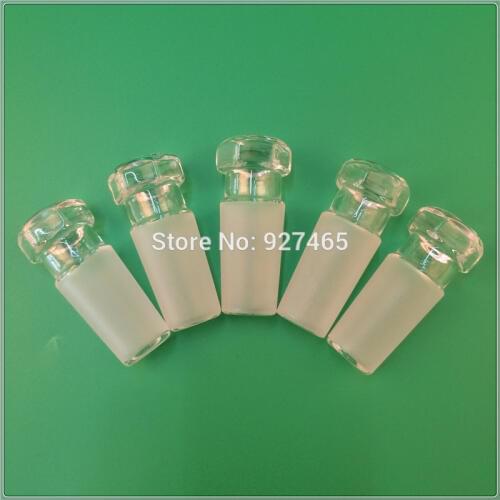 New 5pcs glass stoppers with joint 24/40