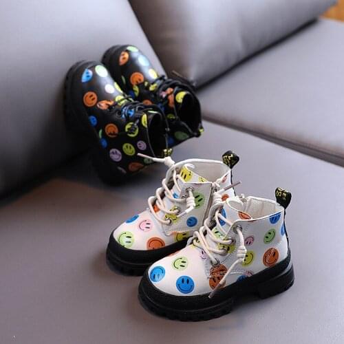 2020 autumn and winter new childrens Martin boots fashion trendy baby casual short boots