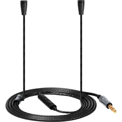 Bluetooth 4.1 CSR8645 Aptx Handsfree Wired Cable Detachable Connector with Microphone for Sennheiser IE80 IE8 IE80I Headphone