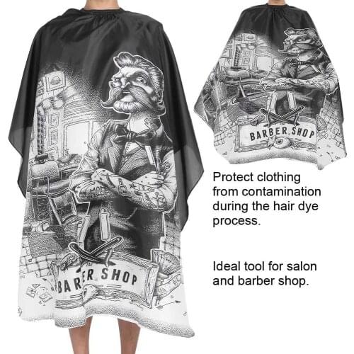 Products Pattern Cutting Hair Waterproof Cloth Salon Barber Cape Hairdressing Hairdresser Apron Haircut capes