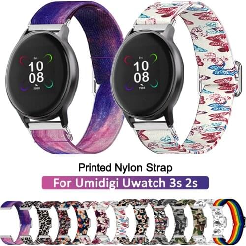 Wristband for Umidigi Uwatch 3S Urun S smartwatch replacement bracelet for Uwatch 2S strap accessories 22MM Elastic braided band