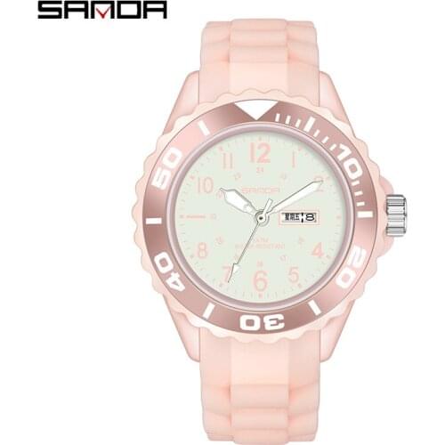 Sanda brand watch men and women student waterproof quartz watch man watch mens male watch naviforce military mens wrist watch