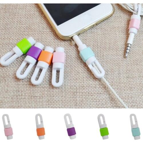 JETTING High quality 5pcs Saver Protector Cover for Smart Phone Lightning USB Charger Cable Cord JX