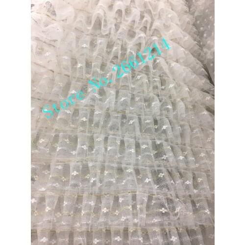 Bridal embroidery tulle fabric african net lace fabric with best quality BZL-12118 for wedding dress