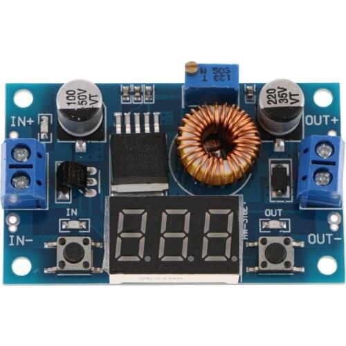 XL4015 LED Buck Converter DC-DC Adjustable Power Supply Module Input 4V-38V, 5A