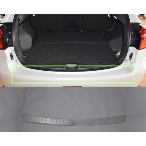 Stainless Steel rear bumper foot plate 4pcs Car Styling accessories For Mitsubishi 2013 ASX