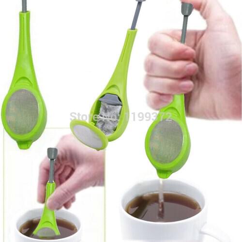 100pcs New Silicon Tea Strainer Silicone Reusable Tea Bag Infuser Filter Diffuser Loose Tea Leaf