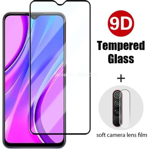 2in1 Tempered Screen Glass For Xiaomi Redmi Note 9 8 6 7 10 5G Pro Max 10S Camera Lens Film For Redmi Note 9S 9T 8T 5 5A Prime