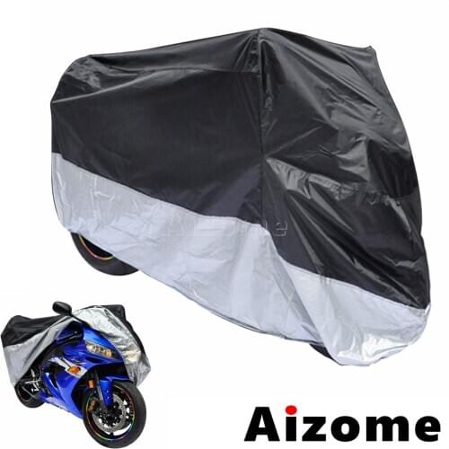 4XL Bike Motorcycle Outdoor Protective Cover Waterproof Anti Sun Indoor Dustproof Polyester Tarpaulin Scooter Motorbike Cover