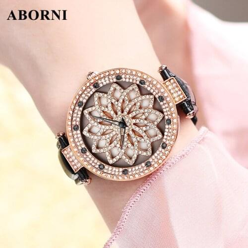 Ladies Watch With Leather Strap ABORNI China