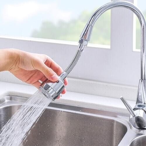 360 Degree Swivel Kitchen Faucet Aerator Adjustable Dual Mode Sprayer Filter Diffuser Water Saving Nozzle Faucet Connector