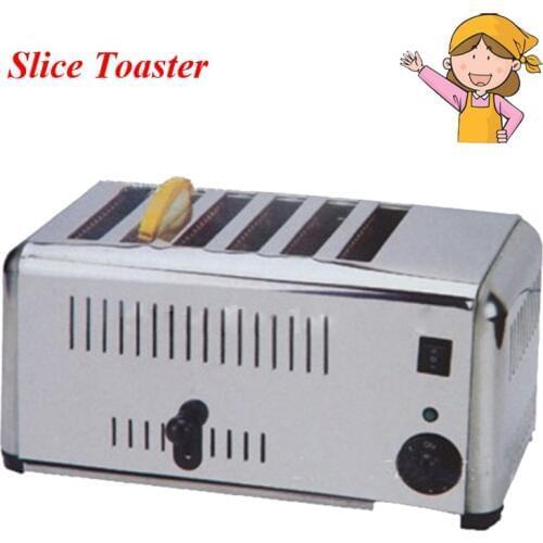 Household Automatic Stainless Steel of Toaster Bread Maker Machine for Home Breakfast Appliance EST-6