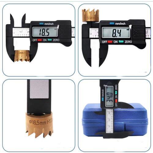 0-100mm Electronic Digital Caliper Carbon Fiber Vernier Caliper Gauge Micrometer Measuring Tool Digital Ruler