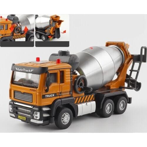 Hot sale 1:50 alloy pull back fire truck engineering truck model,ladder fire truck,mixer truck toy,free shipping