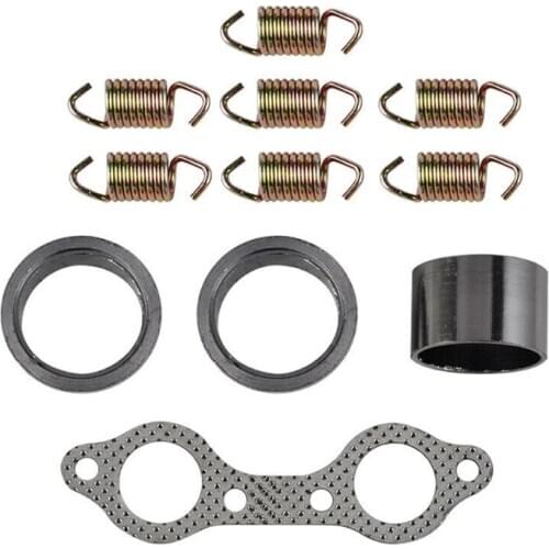Premium Quality UTV Exhaust Pipe Donuts Gasket Spring Rebuild Kit For RZR 800 2008-2010 5811511