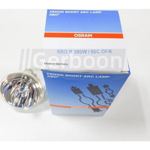 Xenon Short Arc Lamp XBO R 300W/60C Conmed LS7501/LS7500 Endoscope Cold Light Source Lamp Bulb ZEISS OPMI PENRERO Microscope