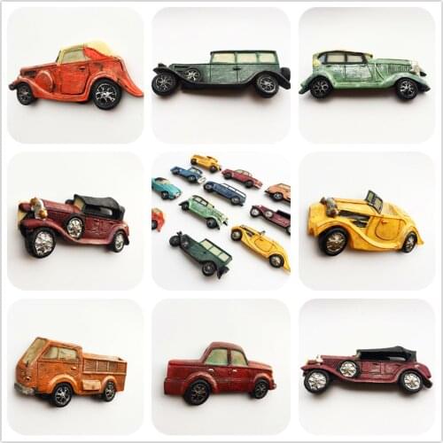 U.S.A Classic car 3D Fridge Magnets Tourism Souvenir Refrigerator Magnetic Sticker Collection Handicraft Gift