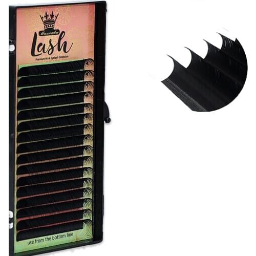 MASSCAKU Eyelashes Makeup Maquiagem 16 Rows tray Individual Eyelash False Eyelash Natural Soft Lashes Cilios