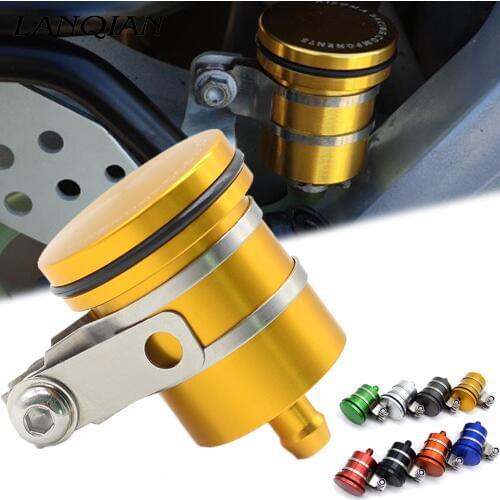Motorcycle Rear Brake Fluid Reservoir Clutch Tank Oil Fluid Cup Cover For GUZZZI BReva 850 1100 1200 BREVA 750 ELDORADO Oil Cup