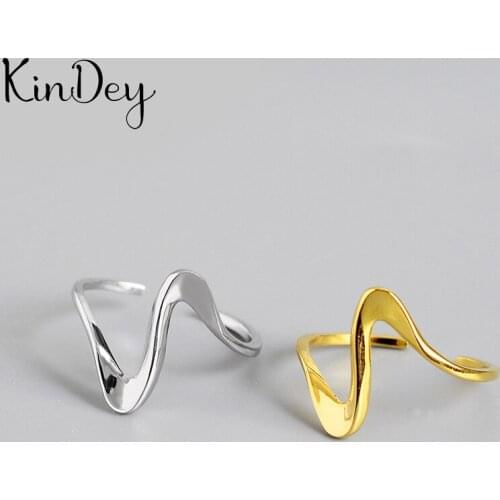 2021 New Charm Boho Irregular Lines Rings For Women Lover Wedding Bridal Valentines Gifts Men Open Retro Antique Rings