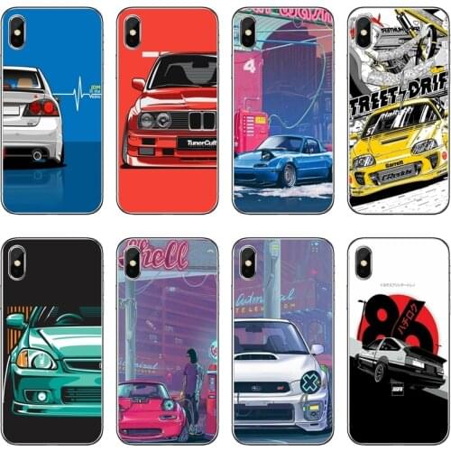 Silicon Soft Case For Huawei P30 P20 Pro P10 P9 P8 Lite Y5 Y6 Y7 Y9 P Smart Plus 2018 2019 Cover Nurburgring racing Car Case