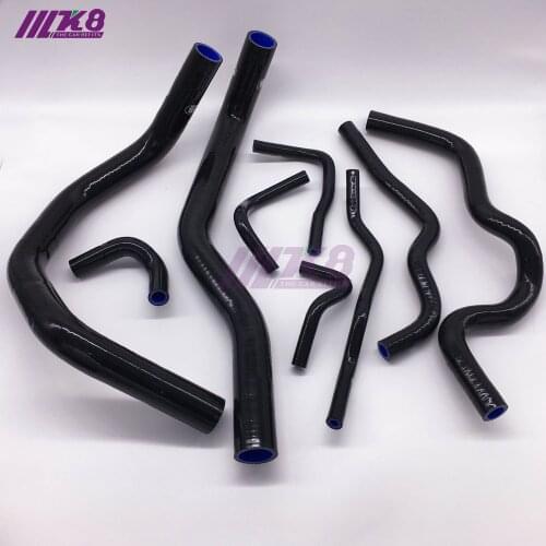 Silicone Radiator Coolant Heater Hose Fit For Honda ACCORD k11 MK7 CM5 2.0 (9PCS) red/blue/black