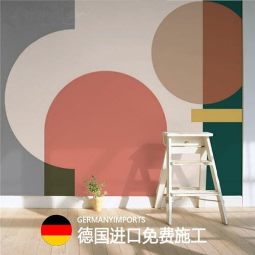 Nordic modern simple geometric pattern art wallpaper living room bedroom TV background wall decorative mural papel DE parede