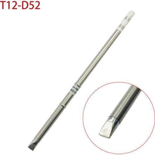 T12-D52 Electronic Tools Soldeing Iron Tips For T12 FX951 Soldering Iron Handle Soldering Station Welding Tools 220v 70W