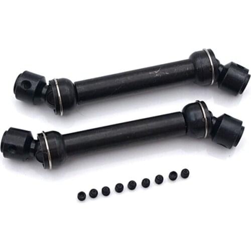 2PCS 86-126mm Metal Steel Universal Drive Shaft for RC Crawler Car SCX10 D90 RC Cars Part Accessories
