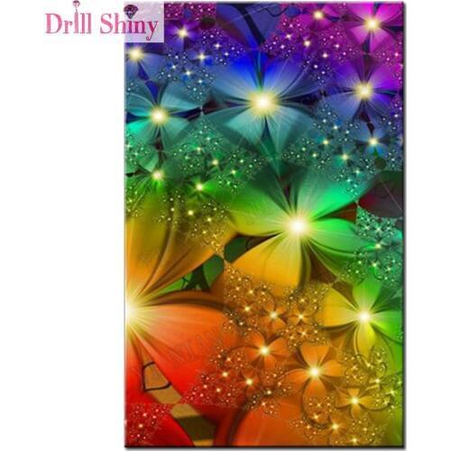 New Full circular 5D DIY Diamond Painting flowers stickers Diamond Embroidery Cross Stitch Rhinestone Mosaic Painting Home Decor