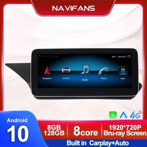 12.5inch 10.25inch Android 10 Carplay 4G LTE WIFI Car Multimedia gps cassette for Mercedes Benz Coupe C207 A207 W207 2009-2016