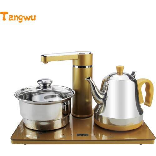Free shipping Automatic water supply electric kettle tea set