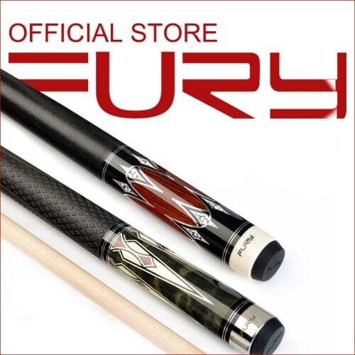 Fury Pool Cue Stick Kit Billiard Cue 13mm Tips American Maple Shaft Center Joint Fashionable Digital Decal Butt Nice Performance
