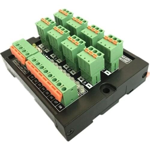 PLC Sensor Terminal Block 2 Wire 3 Wire 4/8/12/16 Channel NPN / PNP Input Photoelectric Proximity Switch