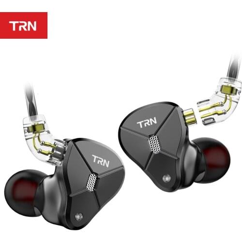TRN BA5 10BA Driver Unit In Ear Earphone 10 Balanced Armature HIFI DJ Monitor Headphone Stereo Earbuds With QDC Cable for Video